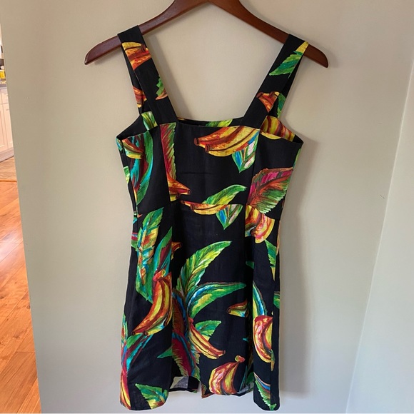 Farm Rio Preta Banana Linen Mini Dress - Picture 8 of 8